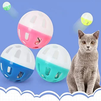 3pk Cat Bell-Ball